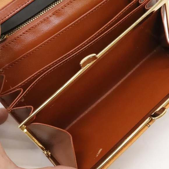 MCM Long Kisslock Leather Authentic Vintage wallet - Picture 3 of 16